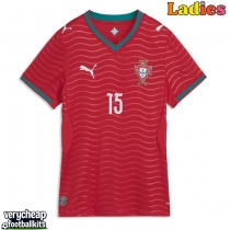 Portugal Joao Neves #15 Replica Home Shirt Ladies World Cup 2026 Short Sleeve